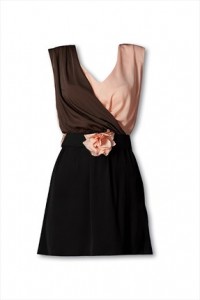 mila somon siyah elbise