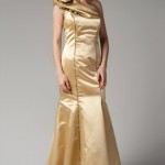 Gold Romantik Elbise