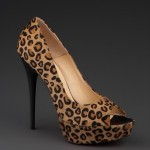 messimod platform topuklu leopar ayakkabı trendyol