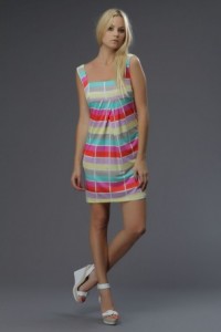 versace multi color elbise modelleri