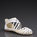 Chic & Pink by Bambiler 2019 yılında en havalısı 2 Beyaz Rugan Sandalet
