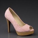 Chic & Pink by Bambiler 2019 yılında en havalısı 15 Pudra beyaz puantiyeli Ayakkabı