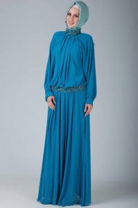 tesettüre uygun abiye elbiseler 2012