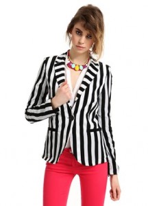 çizgili ceket nasıl kombinlenir