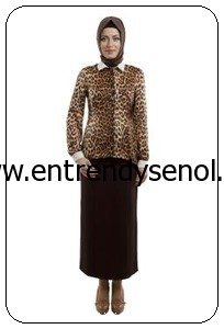 2014 armine giyim tesettür kıyafetleri 4Y3014 EKRU 1