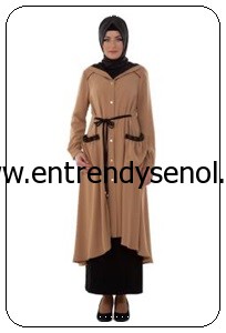 2014 armine giyim tesettür kıyafetleri 4Y7503 CAMEL 1
