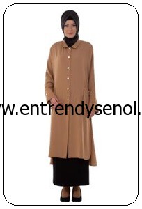 2014 armine giyim tesettür kıyafetleri 4Y7548 CAMEL 1
