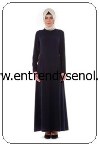 2014 armine giyim tesettür kıyafetleri 4Y9515 LACİVERT 1