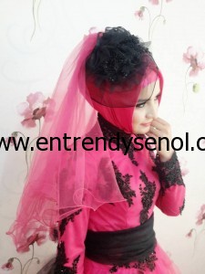 en güzel tesettür nişan başı 2014