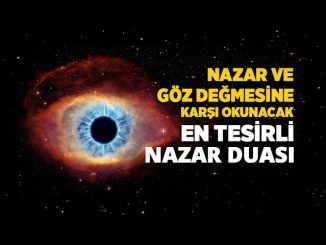 nazara karsi en etkili dua