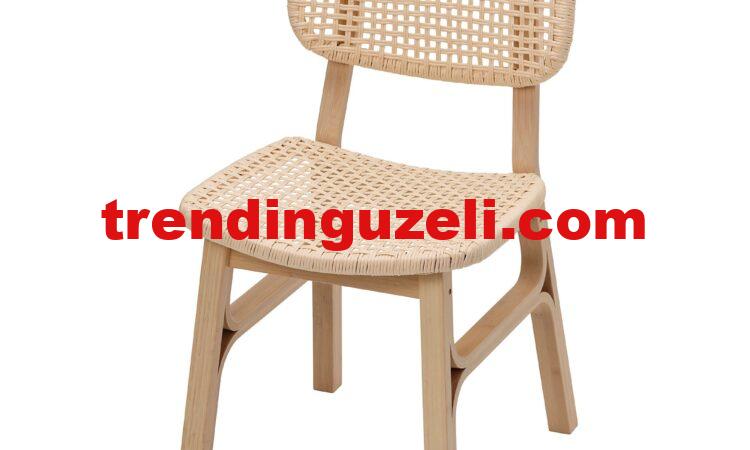 ikinci el IKEA VOXLOV bambu ahsap sandalye 1