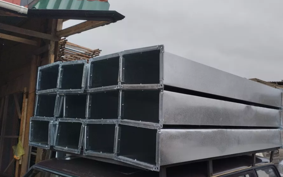 Dikdörtgen havalandırma boru lokanta kebapçı havalandırma borusu